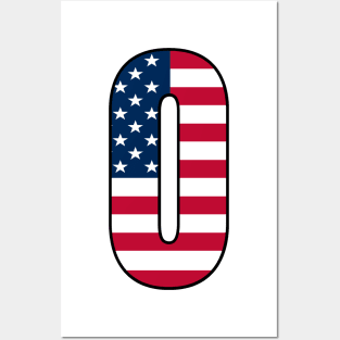 Number 0 Star Spangled Banner Posters and Art